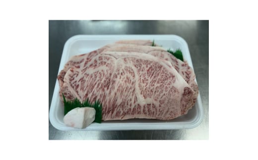 能登牛サーロインステーキ(約200g×4枚入)1パックと能登牛ロースすき焼き用(600g入)1パック【1600798】