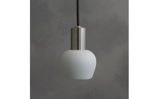 CTSH LIGHT. ペンダントライト＜Ljus ステンレス白磁フリコ E17＞ 瑞浪市 / ジオニック 照明器具 ソケット ステンレス 磁器 シェード ホワイト [AZBQ110]