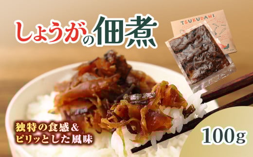 ＴＳＵＫＵＤＡＮＩ/しょうがの佃煮   ふるさと納税 佃煮 しょうが つくだに  惣菜 おかず  生姜の佃煮  お歳暮 お中元 クリスマス ハロウィン ギフト 贈り物 プレゼント 京都府 福知山市 京都 福知山 奥京都 ふるさと FCBW012