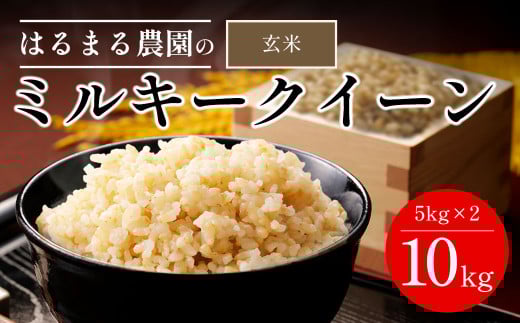 【先行予約】令和7年産新米　京都丹波福知山産　ミルキークィーン 玄米5kg×2　合計10kg ／ ふるさと納税  米 こめ ご飯 ごはん 玄米 ミルキークイーン みるきーくいーん 福知山城献上米 豊冨米 京都府 福知山市 FCCN027