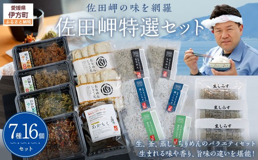 【佐田岬の味を網羅】佐田岬特選セット◇ 【 ふるさと納税 人気 おすすめ ランキング しらす シラス あかもく おかず ご飯 ご飯のお供 おにぎり ギフト 贈答 贈り物 愛媛県 伊方町 送料無料 】 IKTB021