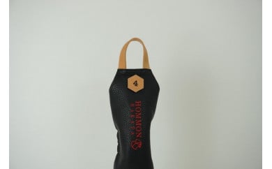 【ブラック＃4】博多革工房HOMMONが作ったゴルフウッド用ヘッドカバー【牛革】