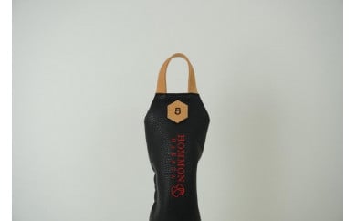 【ブラック＃5】博多革工房HOMMONが作ったゴルフウッド用ヘッドカバー【牛革】