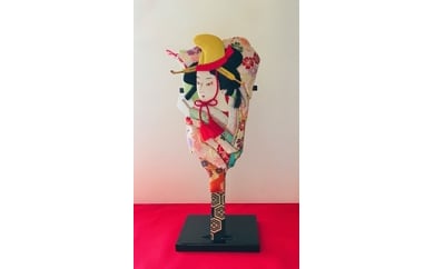 伝統工芸　博多おきあげ(押絵)羽子板「静」