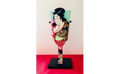 伝統工芸　博多おきあげ(押絵)羽子板「桜王丸」