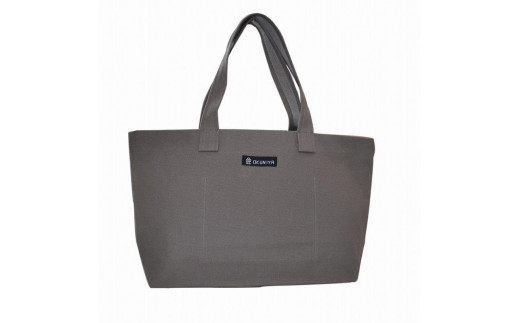 【福岡市の縫製工場オリジナルブランド　OKUNIYA】Wideトートバック　グレー