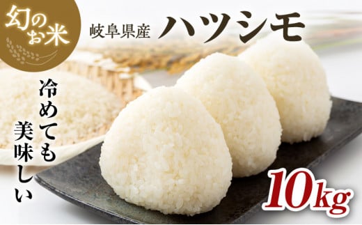 新米 令和7年産 岐阜県産 ハツシモ 10kg ※2025年11月下旬頃より順次発送予定