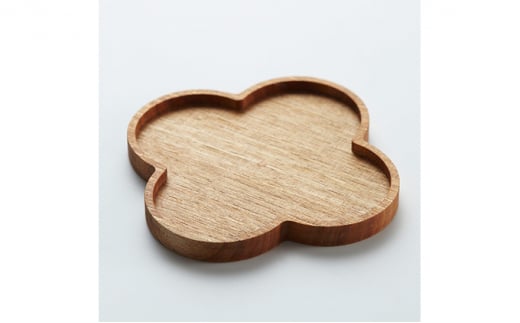 四葉のコースター2枚セット アクセサリー入れにも◎