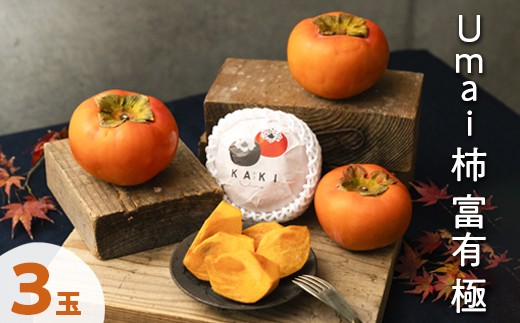 Umai 柿 富有 極 3玉※2025年11月中旬～12月中旬頃に順次発送予定
