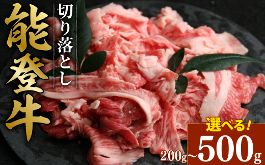 黒毛和牛 切り落とし 能登牛 300g ギフト 小分け とろける 食感 希少 ギフトボックス 贈答 プレゼント ブランド 和牛 国産 肉 冷凍 石川 羽咋 能登 国産 能登半島 牛 牛肉 焼肉 すき焼き しゃぶしゃぶ にも 災害支援 復興支援