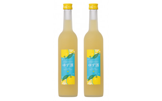 【岡山の酒】 御前酒 ゆず酒 500ml×2本 / 辻本店 柚子 真庭 日本酒ベース ゆず 柚子 リキュール 真庭市 【GZN-20-01】