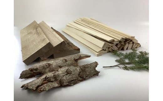 サンタランドウッドソロキャンプバーベキュー用焚き付けセット（Ｄ）（AE0004）