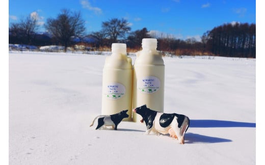 【定期便】十勝広尾町　菊地ファームの牛乳2本セット×6箇月(AB0007)