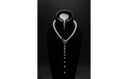 真珠 プリンセスネックレス あこや 7mm～7.5mm シルバー アコヤ真珠 アクセサリー ファッション ジュエリー akoya パール フォーマル カジュアル プレゼント ギフト 贈り物 贈答品 お祝い 誕生日 記念日 冠婚葬祭 慶事 弔事 結婚式 卒業式 入学式 国産 三重県 伊勢 志摩 南伊勢町