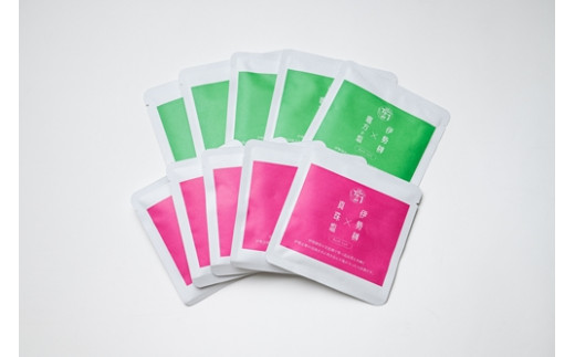 バスソルト セット （竃方の塩×伊勢榊 5袋、真珠塩×伊勢榊 5袋) ／ アニー 榊 サカキ 真珠塩 入浴剤 デトックス バスタイム パワースポット 贈り物 ギフト 国産 伊勢志摩 三重県 南伊勢町