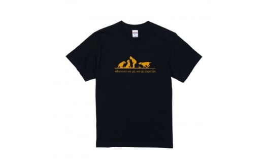 CafeどすオリジナルTシャツ A柄黒 Mサイズ【1622530】