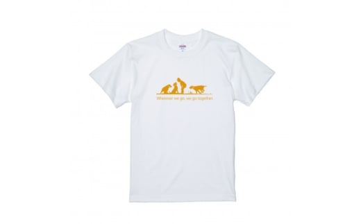 CafeどすオリジナルTシャツ A柄白 Mサイズ【1622596】