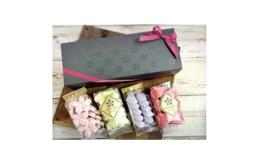 <ラトリエサクラ>フルーツの香りと味を閉じ込めたメレンゲ4種類入りギフト【1625884】