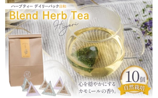 ハーブティー デイリーパック 日和 10個入り [Mary Jimenez 石川県 志賀町 CK3077] ティーバッグ 詰め合わせ ティーパック ひも付き