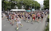 仙台国際ハーフマラソン大会応援
