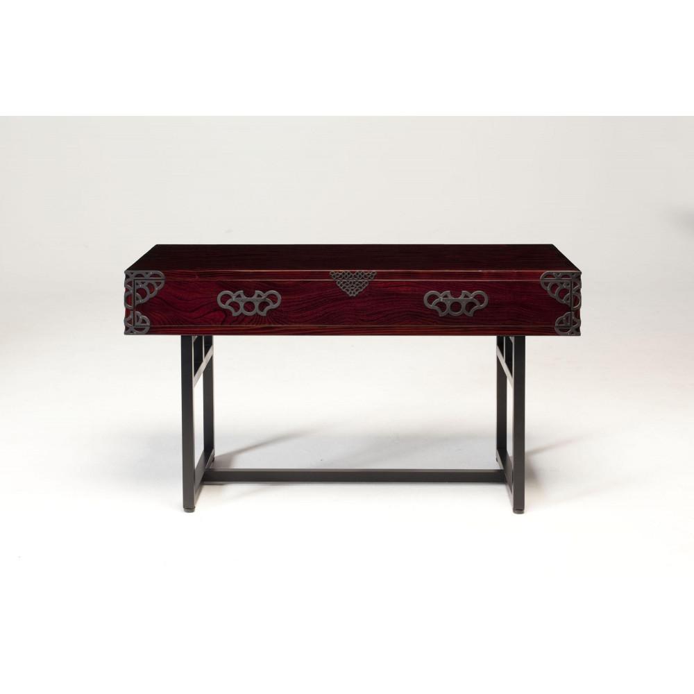 仙台箪笥　monmaya+ ローコンソール　木地呂塗【伝統 工芸品 グッドデザイン賞 タンス たんす 和タンス 仙台】