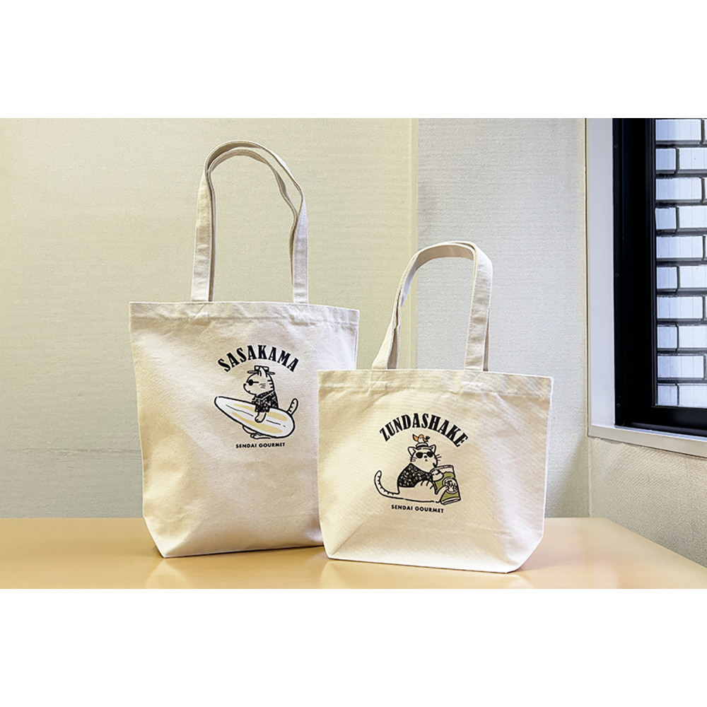 仙台グルメトートバッグセットA 笹かまぼこ＆ずんだシェイク