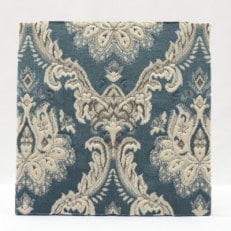 金華山織ファブリックパネル ベニス ブルー X模様 1枚【1423100】