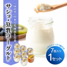 サショ・豆乳ヨーグルト 1セット(7個入り/いちじくソース付き)【配送不可地域：離島】【1495824】