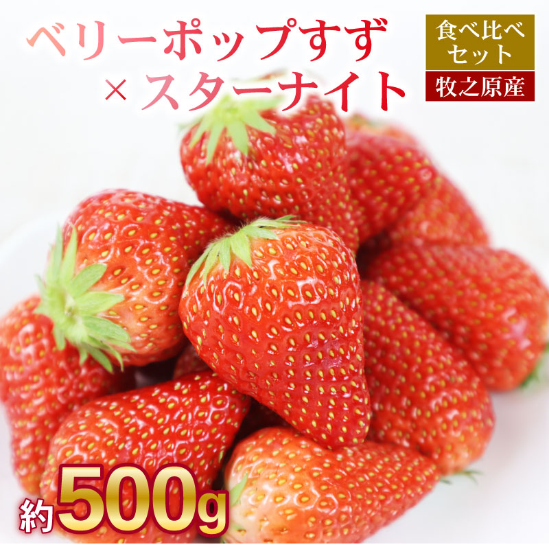 [先行予約 ]ベリーポップすず&スターナイト 500g いちご 食べ比べ ギフト 産地直送 朝採り スイーツ フルーツ 果物 大粒 完熟 イチゴ 苺 ストロベリー ベリー 新鮮 国産 2パック デザー おいしい 贈り物 果物 ストロベリー 甘い 朝摘み おやつ 完熟 直送 ギフト 贈答用 贈答 ギフト ビタミン ベリー 産地直送 国産 おすすめ 静岡 県 牧之原 市 極美屋 KIWAMIYA