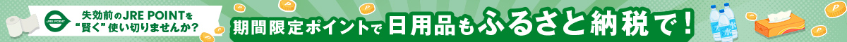 期間限定ポイントで賢くふるさと納税！