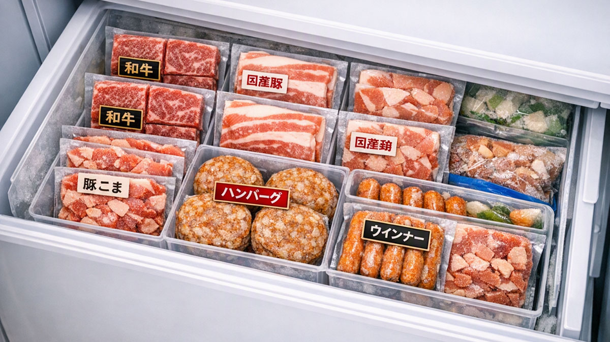 ふるさと納税 冷凍庫の肉の小分けの返礼品