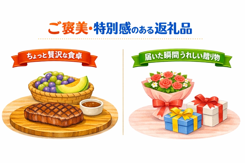 ふるさと納税 特別感のある返礼品