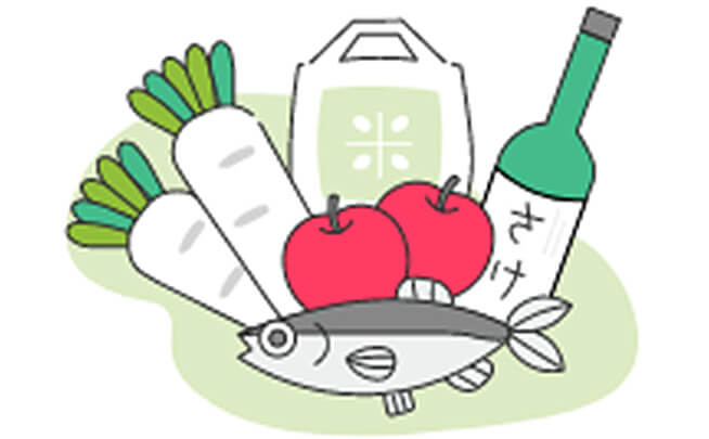 「返礼品」のイメージ