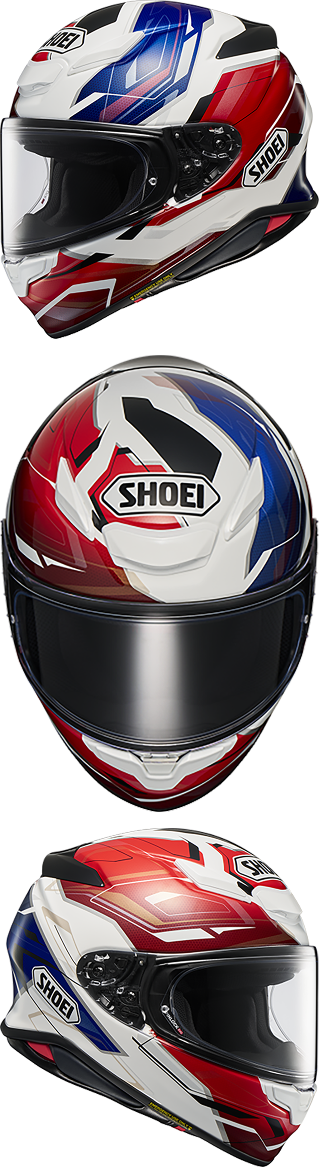 SHOEIヘルメット「Z-8 CAPRICCIO TC-10 (BLUE/RED)」XXLサイズ
