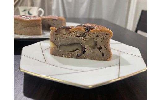 渋皮栗のケーキ ガトーマロン 1台大阪府大東市10000菓子・スイーツケーキ・カステラ
