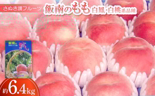 さぬき讃フルーツ「飯南のもも(白鳳・白桃系品種)」約6.4kg <令和8年7月発送>【1609803】香川県47000果物・フルーツもも・すもも