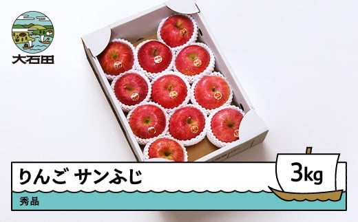 りんご サンふじ 秀品 約3kg 2025年産 令和7年産 果物 フルーツ 山形県 ry-risfx3000山形県大石田町12000果物・フルーツりんご・梨