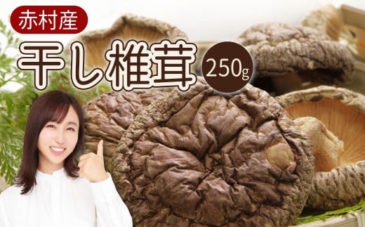 赤村産 干し椎茸 約250g L2福岡県赤村10000調味料・油だし