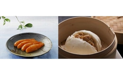 味の丸屋 天然だし 無着色辛子明太子 (600g) と いかひびき ・ 明包 (めんぱお) 詰合せ福岡県北九州市31000魚介・海産物明太子・その他魚卵