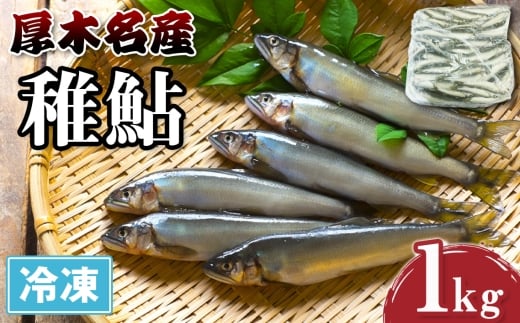 No.1117 厚木名産 冷凍稚鮎 1kg / アユ あゆ 川魚 稚魚 名物 相模の鮎 かながわブランド 特産 天ぷら 唐揚げ 大容量 神奈川県神奈川県厚木市8000魚介・海産物鮮魚