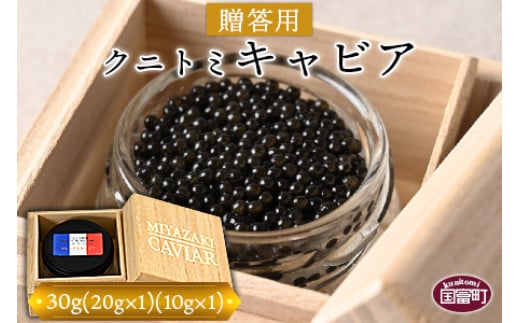 <【贈答用】クニトミキャビア30g(20g×1+10g×1)>翌月末迄に順次出荷宮崎県国富町40000魚介・海産物明太子・その他魚卵