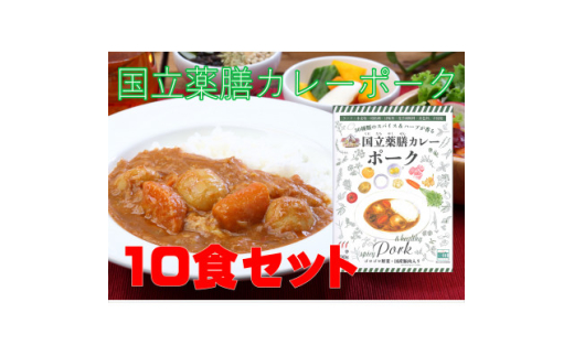 30種のスパイスを使用 国立薬膳カレーポーク 200g×10食セット 小麦粉・ラード不使用【1584736】東京都国立市24000鍋セット・総菜・加工食品総菜