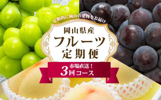 フルーツ 定期便 2026年 フルーツ王国 岡山 厳選 果物 (7月 9月 10月)3回コース 桃 もも 葡萄 ぶどう 岡山県産 国産 セット ギフト岡山県岡山市80000果物・フルーツもも・すもも