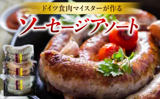 ドイツ食肉マイスターが作るソーセージアソート | ソーセージ 生ソーセージ 手作り 国産 お取り寄せ ギフト 粗挽き おつまみ キャンプ BBQ お弁当 チョリソー ハーブ フレッシュ ジューシー
