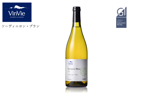 VI09-25F VinVie 白ワイン ソーヴィニヨン・ブラン // 長野県 南信州 日本ワイン 白ワイン 葡萄酒 辛口 長野県産ワイン GI長野長野県松川町14000酒・アルコールワイン