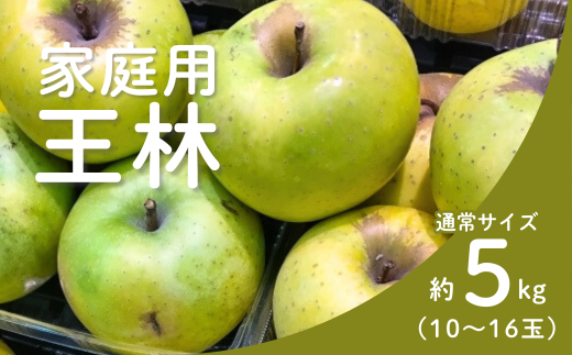 KR34-25A りんご 王林 家庭用 約5s(10〜16玉) / 11月上旬頃〜配送予定 // 長野県 南信州 リンゴ 林檎 黄緑色りんご 訳あり 自家用 農家直送 農家支援 産地直送長野県松川町11000果物・フルーツ