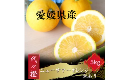 <初夏の味><訳あり>ニューサマーオレンジ 5kg<C83-18>【1549108】愛媛県八幡浜市13000果物・フルーツみかん・柑橘類