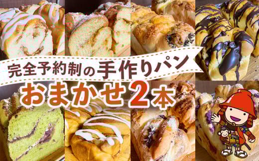 完全予約制!素材にこだわった手作りパンセット おまかせ 2本セット | パン 手作り 手作りパン ベーカリー 焼き菓子 ブレッド 冷凍 国産 大分県 中津市大分県中津市10000米・パンパン
