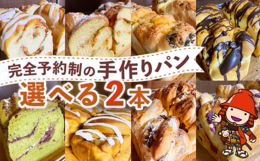 完全予約制!素材にこだわった手作りパンセット 選べる 2本セット | パン 手作り 手作りパン ベーカリー 焼き菓子 ブレッド 冷凍 国産 大分県 中津市大分県中津市10000米・パンパン