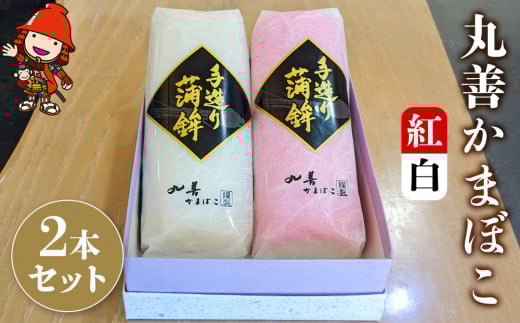 【先行予約】丸善かまぼこ (紅白) 2本セット | 年末 正月 おせち 年内配送 練り物 鱧 はも ハモ 手作り 蒲鉾 ギフト 贈答 詰め合わせ 大分県産 九州産 中津市大分県中津市10000魚介・海産物そ